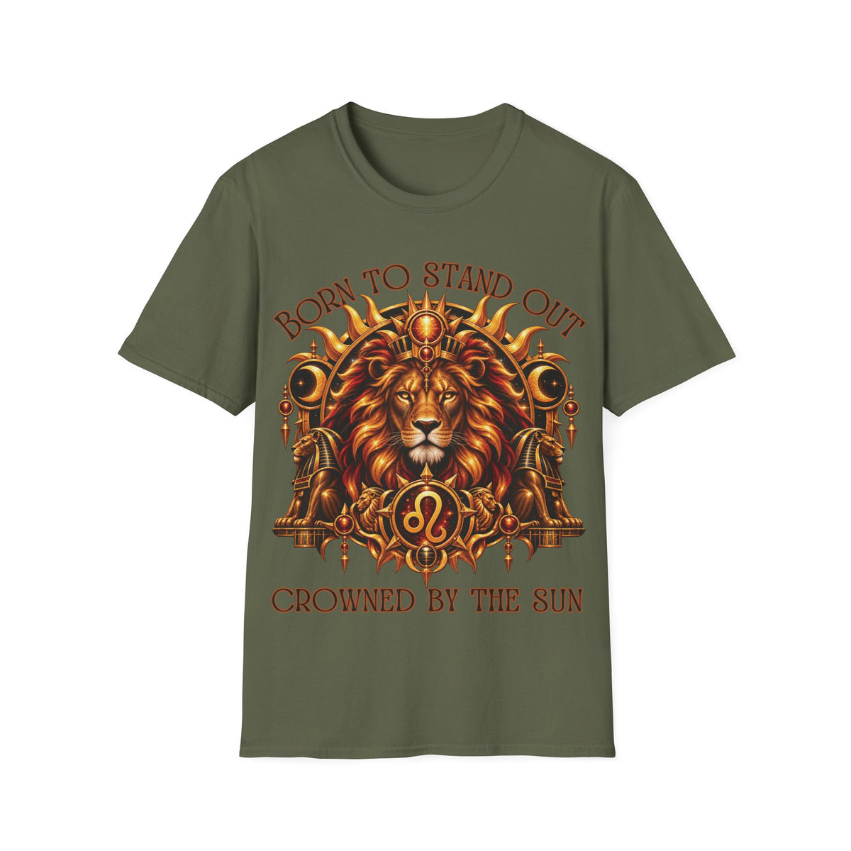 Leo Zodiac T-Shirt – Gildan 64000 Softstyle Tee
