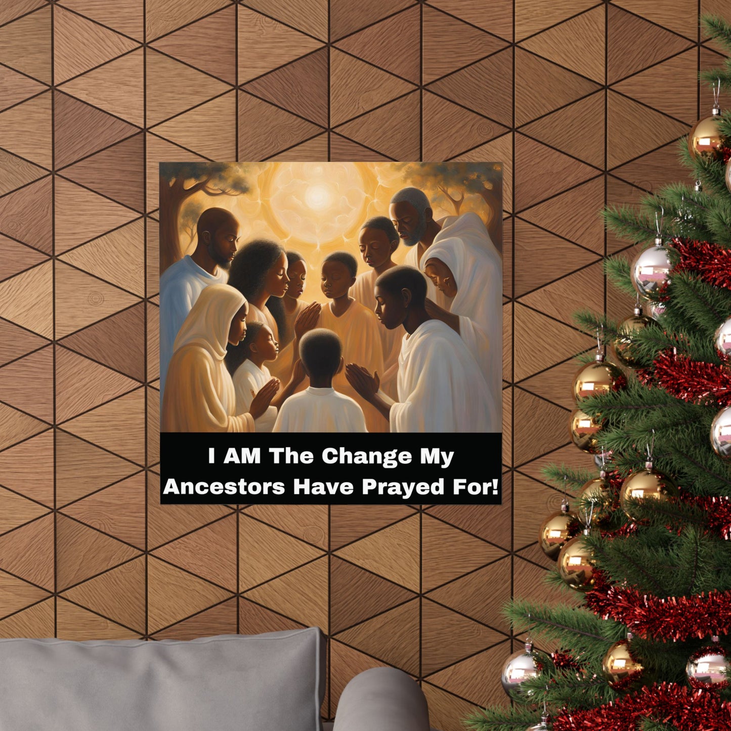 "I Am the Change" Matte Poster – A Powerful Tribute to Your Legacy