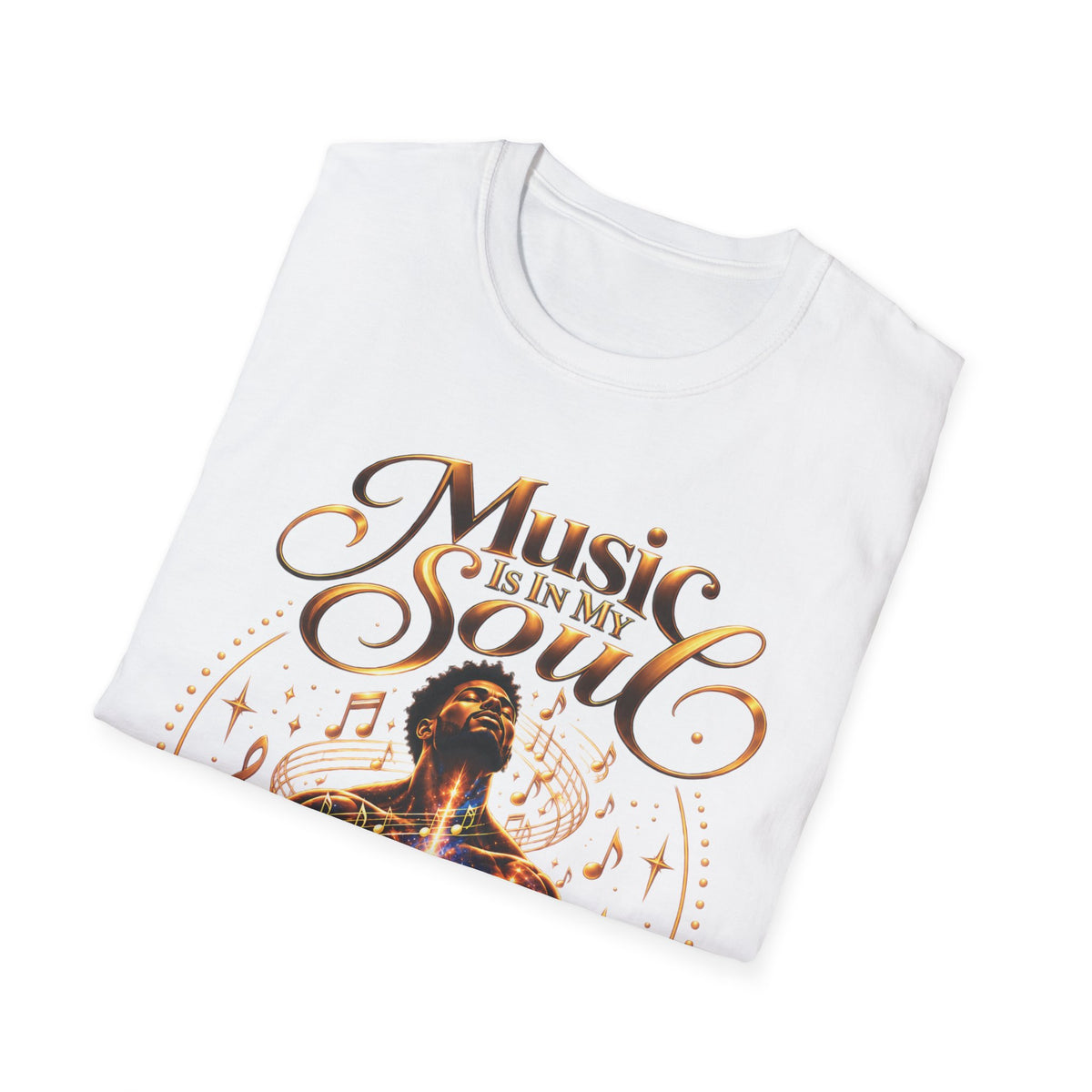 Music Is in My Soul V3 (Male)– Gildan 64000 T-Shirt