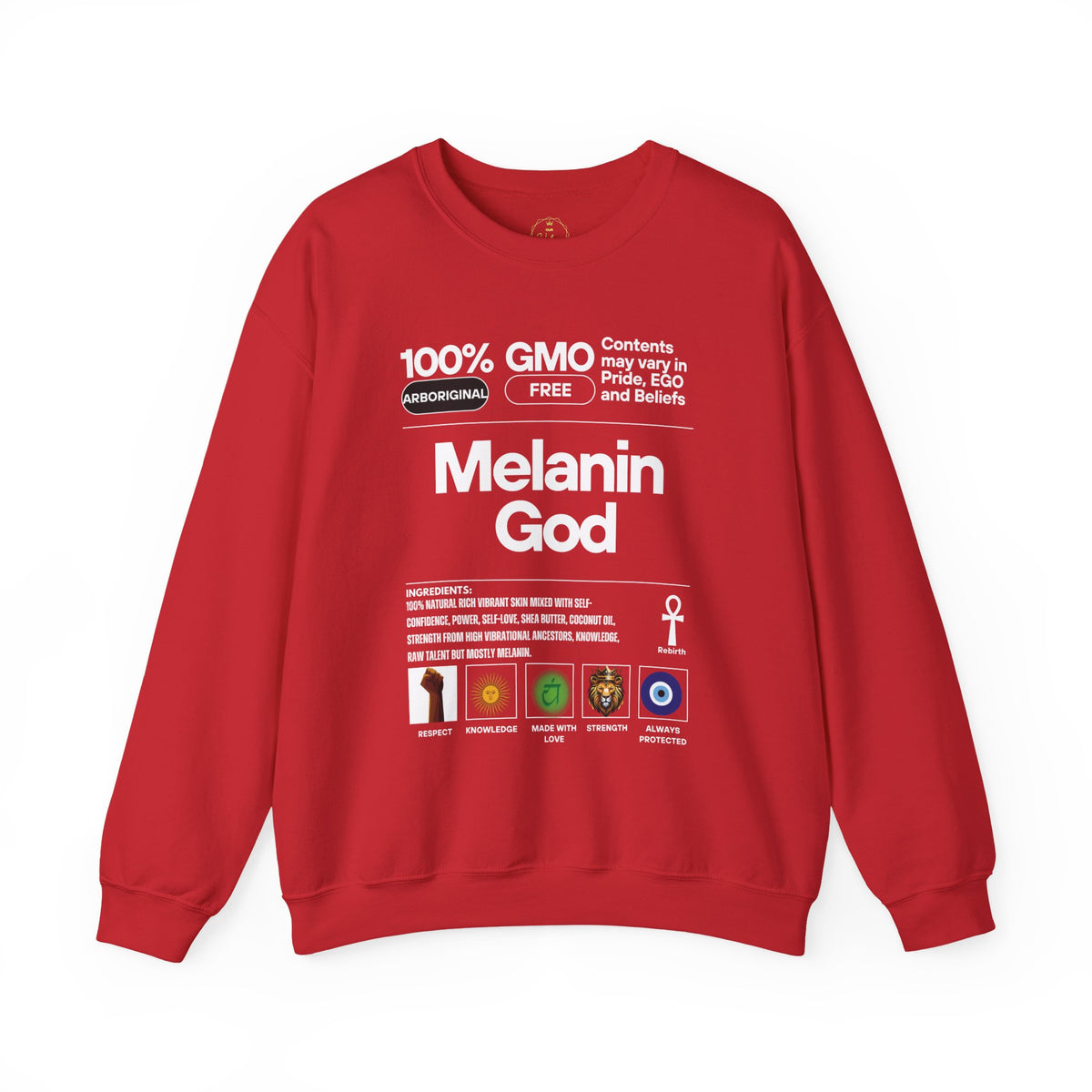 Melanin God – Gildan Heavy Blend™ 18000 Crewneck Sweatshirt