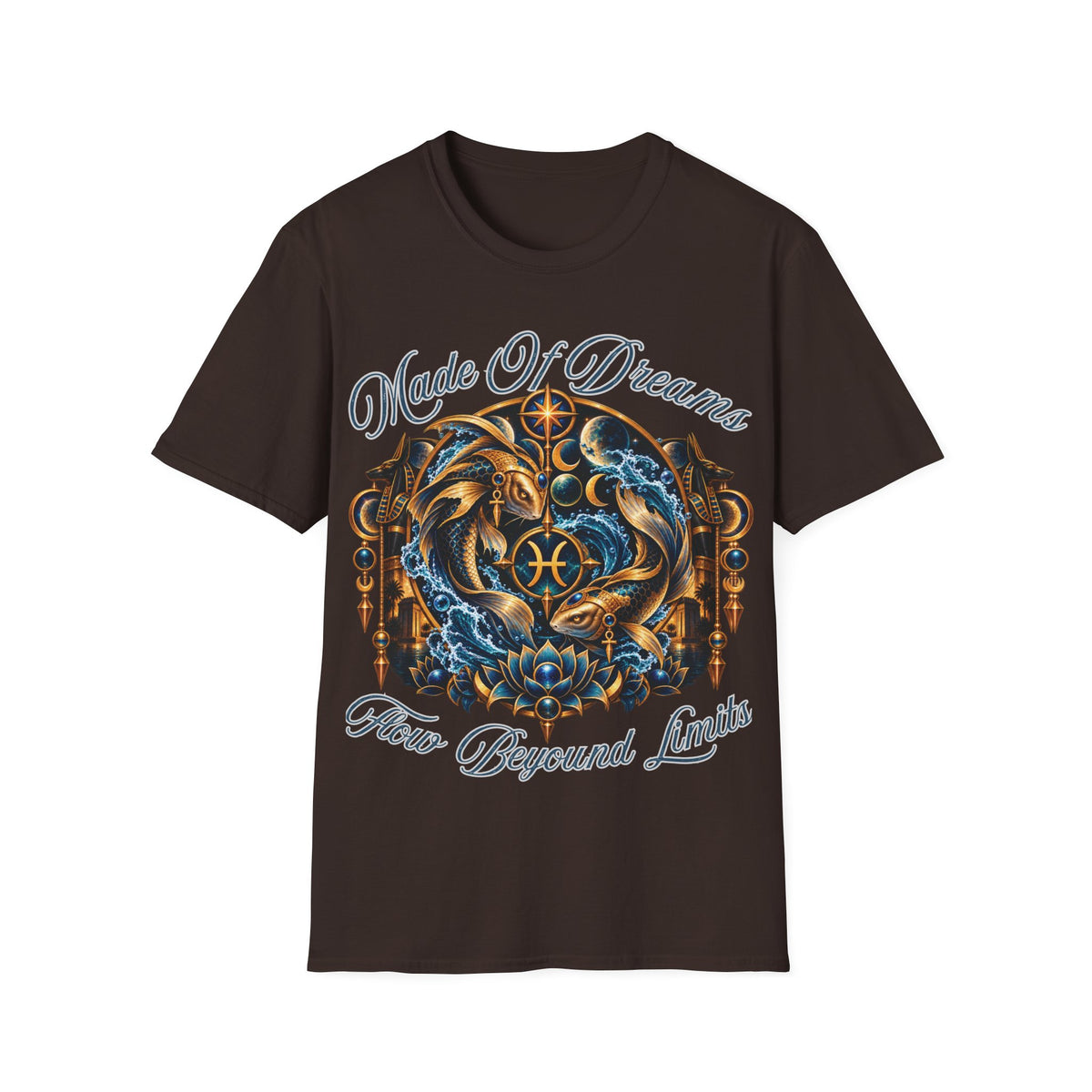 Pisces Zodiac T-Shirt – Gildan 64000 Softstyle Tee