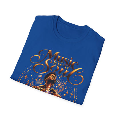 Music Is in My Soul V3 (Male)– Gildan 64000 T-Shirt