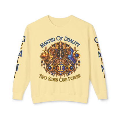 Gemini Zodiac Sweatshirt – Comfort Colors 1466 Crewneck