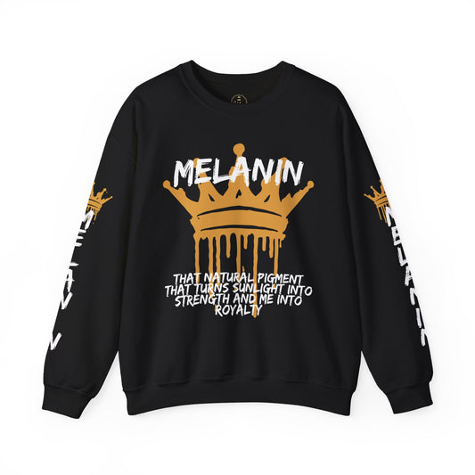 Melanin Is Royalty – Gildan 18000 Heavy Blend™ Crewneck Sweatshirt