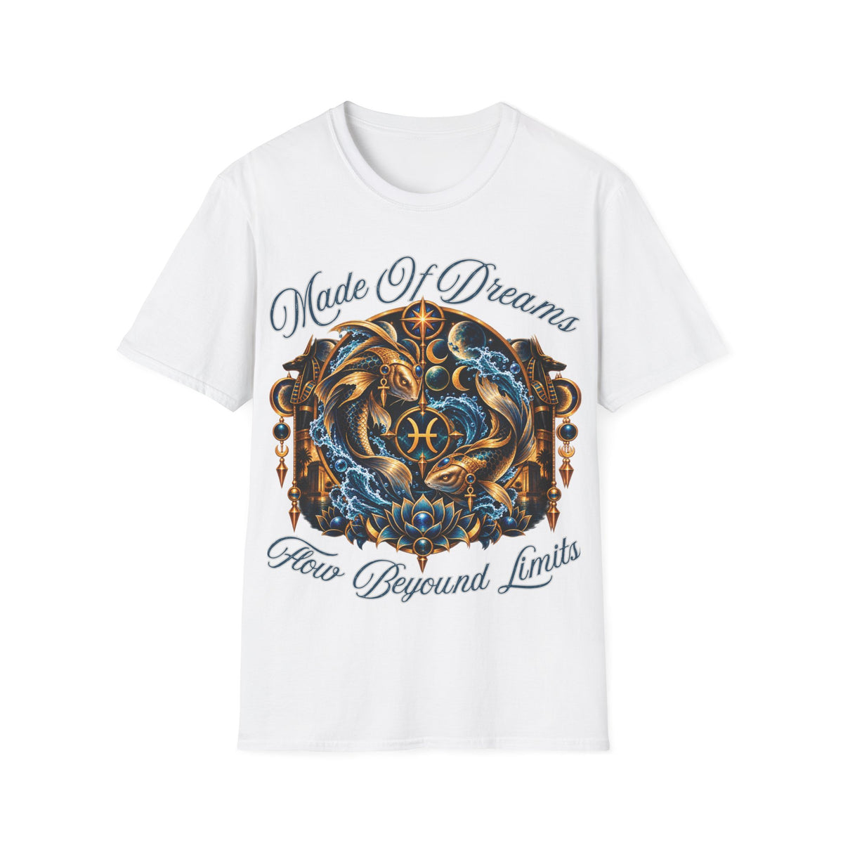 Pisces Zodiac T-Shirt – Gildan 64000 Softstyle Tee