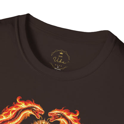 Shakti Goddess Fire — Gildan 64000 Softstyle T-Shirt