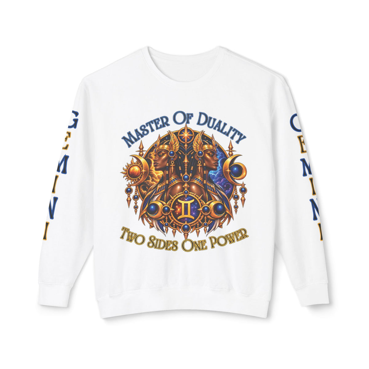 Gemini Zodiac Sweatshirt – Comfort Colors 1466 Crewneck