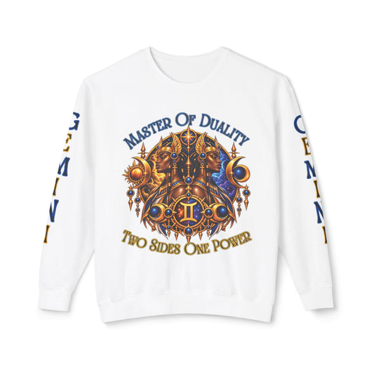 Gemini Zodiac Sweatshirt – Comfort Colors 1466 Crewneck