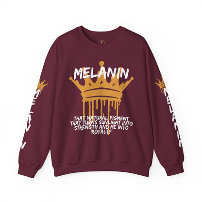 Melanin Is Royalty – Gildan 18000 Heavy Blend™ Crewneck Sweatshirt