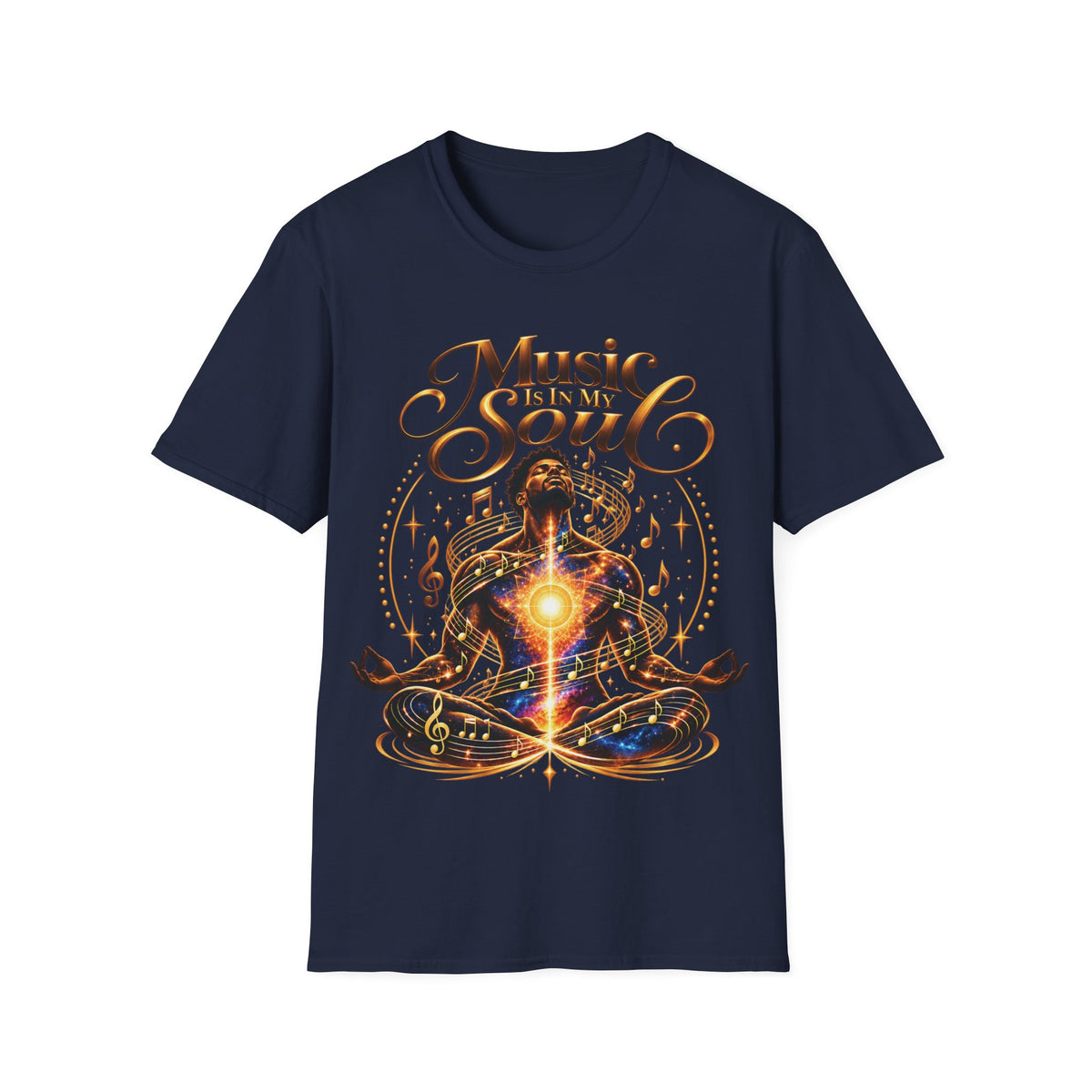 Music Is in My Soul V3 (Male)– Gildan 64000 T-Shirt