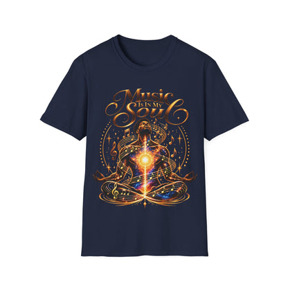 Music Is in My Soul V3 (Male)– Gildan 64000 T-Shirt