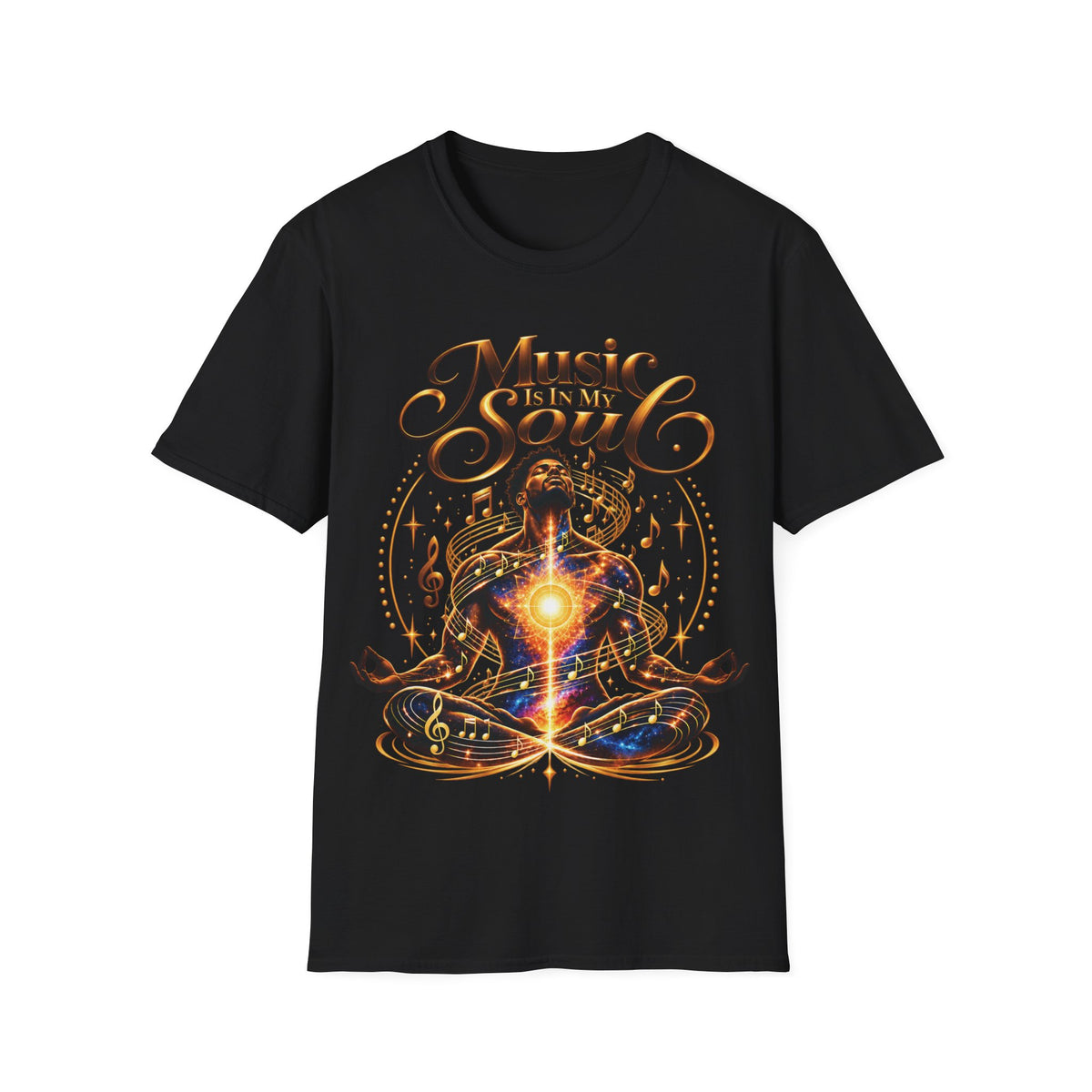 Music Is in My Soul V3 (Male)– Gildan 64000 T-Shirt