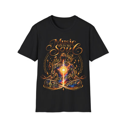 Music Is in My Soul V3 (Male)– Gildan 64000 T-Shirt