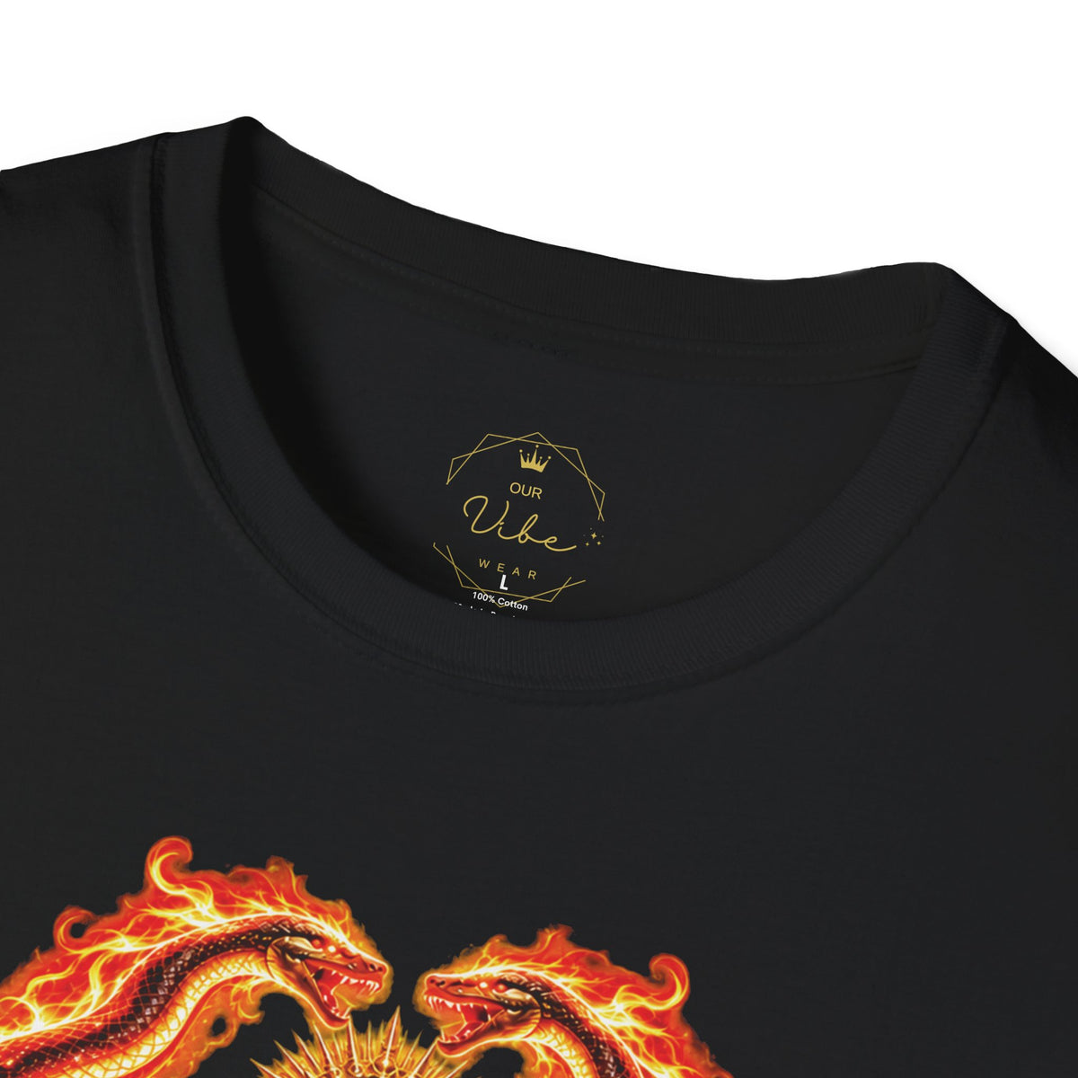 Shakti God Fire — Gildan 64000 Softstyle T-Shirt