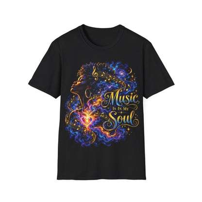 Music Is in My Soul V2 (Female) – Gildan 64000 T-Shirt