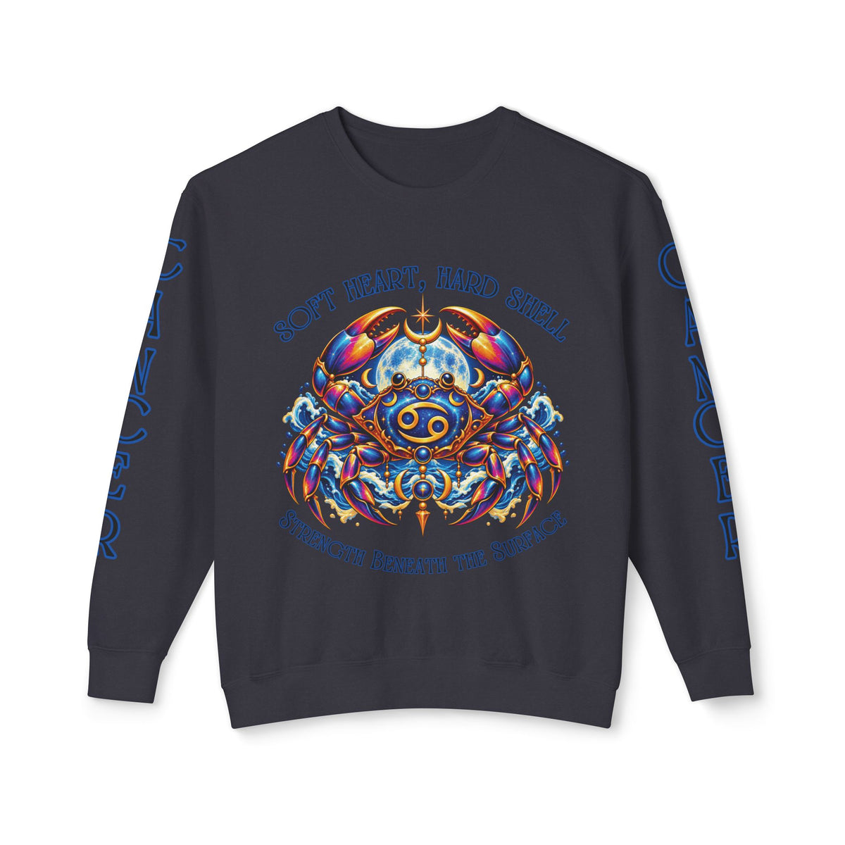 Cancer Zodiac Sweatshirt – Comfort Colors 1466 Crewneck