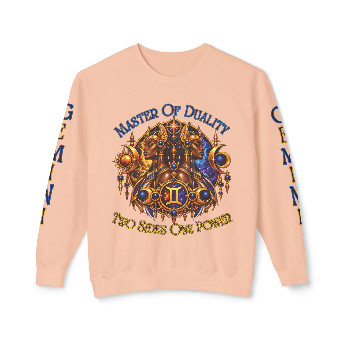 Gemini Zodiac Sweatshirt – Comfort Colors 1466 Crewneck