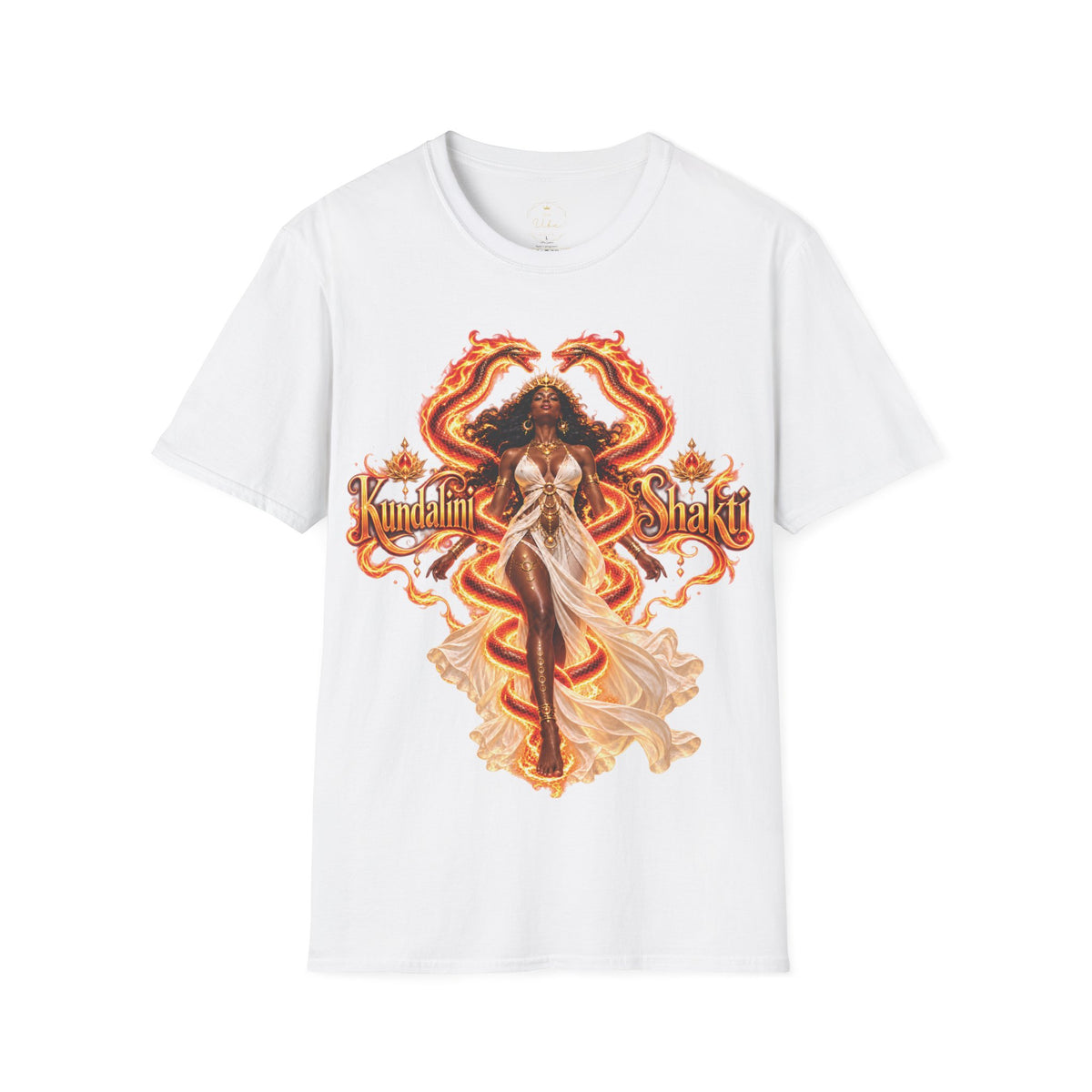 Shakti Goddess Fire — Gildan 64000 Softstyle T-Shirt