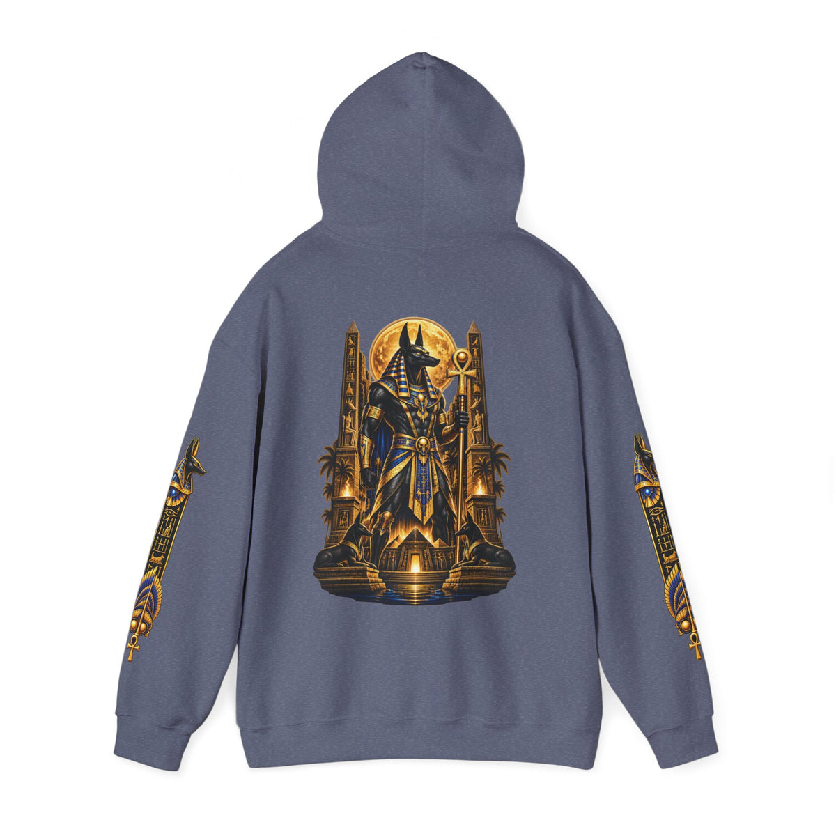 Egyptian Anubis Hoodie –  Gildan 18500 Heavy Blend Hoodie