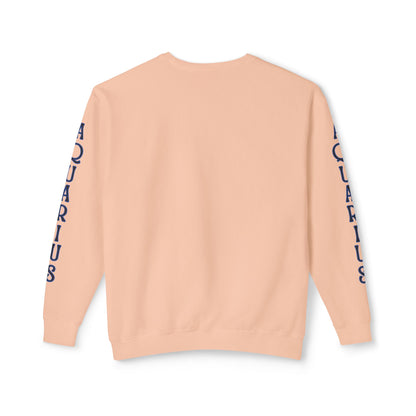 Aquarius Zodiac Sweatshirt – Comfort Colors 1466 Crewneck