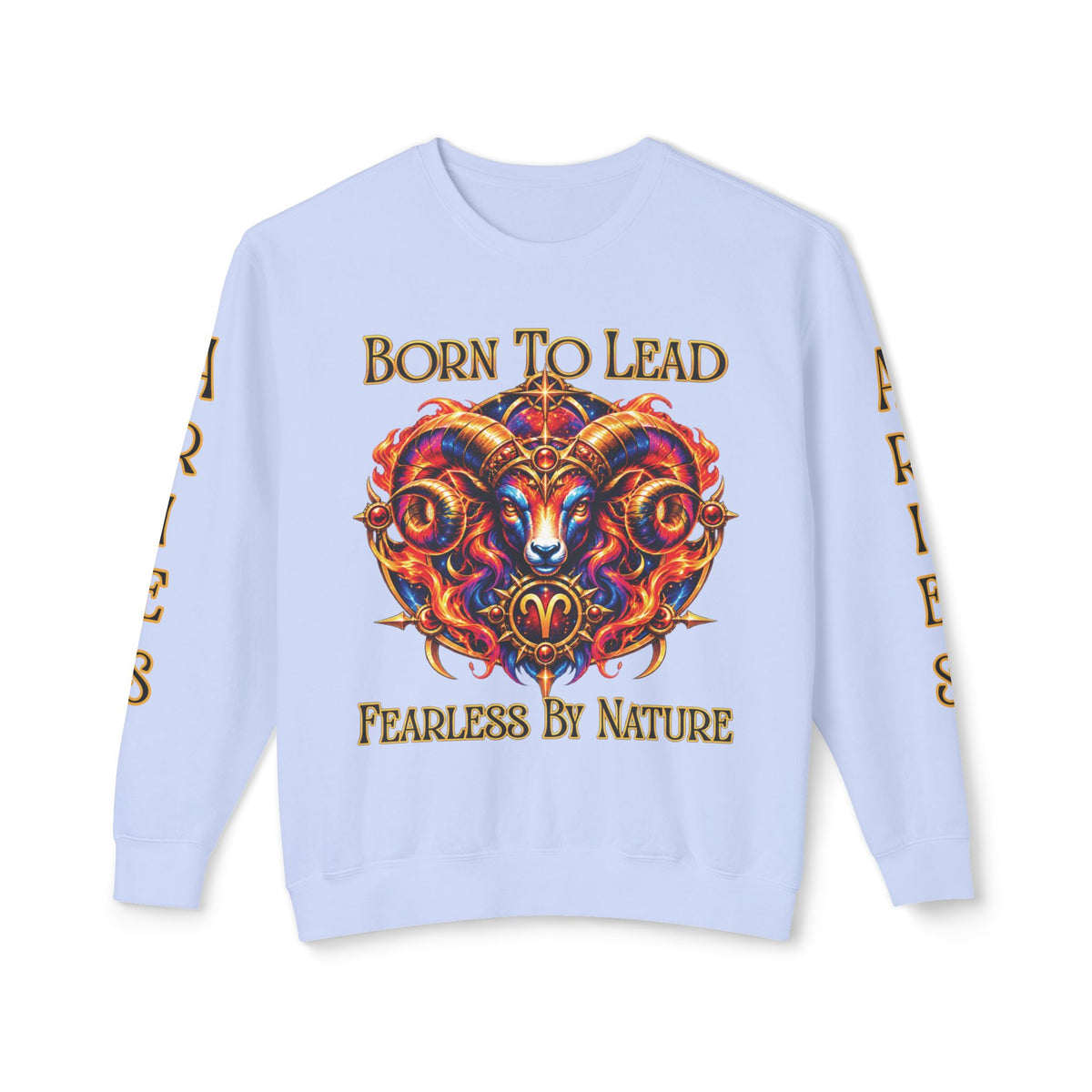 Aries Zodiac Sweatshirt – Comfort Colors 1466 Crewneck