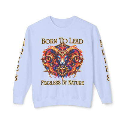 Aries Zodiac Sweatshirt – Comfort Colors 1466 Crewneck