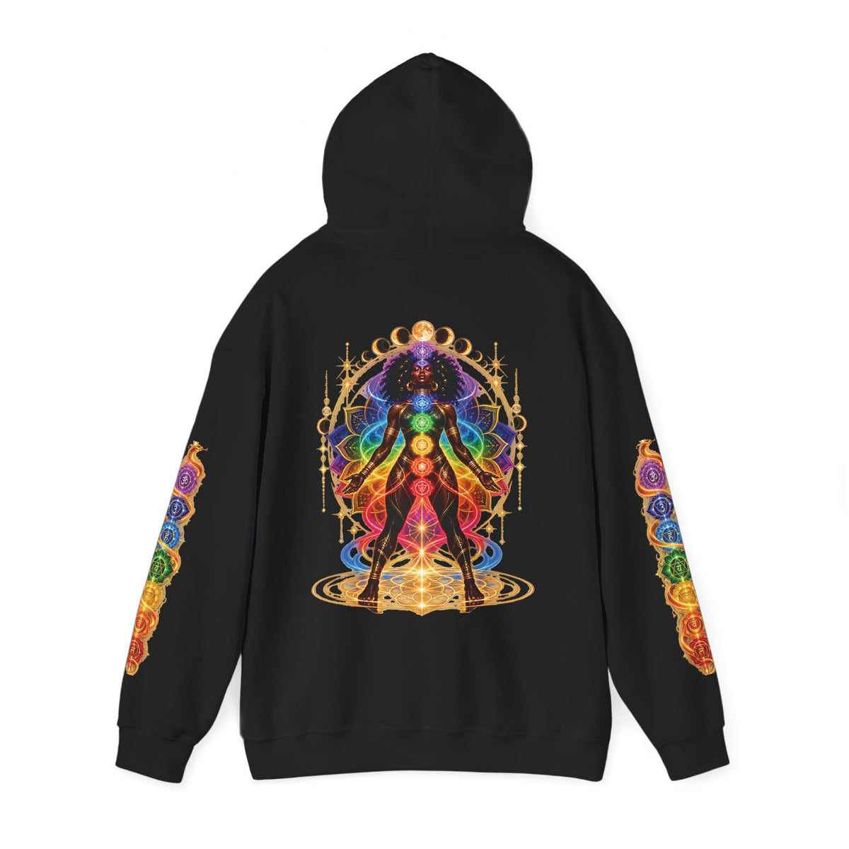 Chakra Ascension Hoodie (Female)– Gildan 18500 Heavy Blend Hoodie