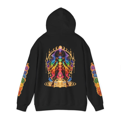 Chakra Ascension Hoodie (Female)– Gildan 18500 Heavy Blend Hoodie