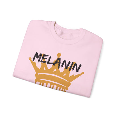 Melanin Is Royalty – Gildan 18000 Heavy Blend™ Crewneck Sweatshirt