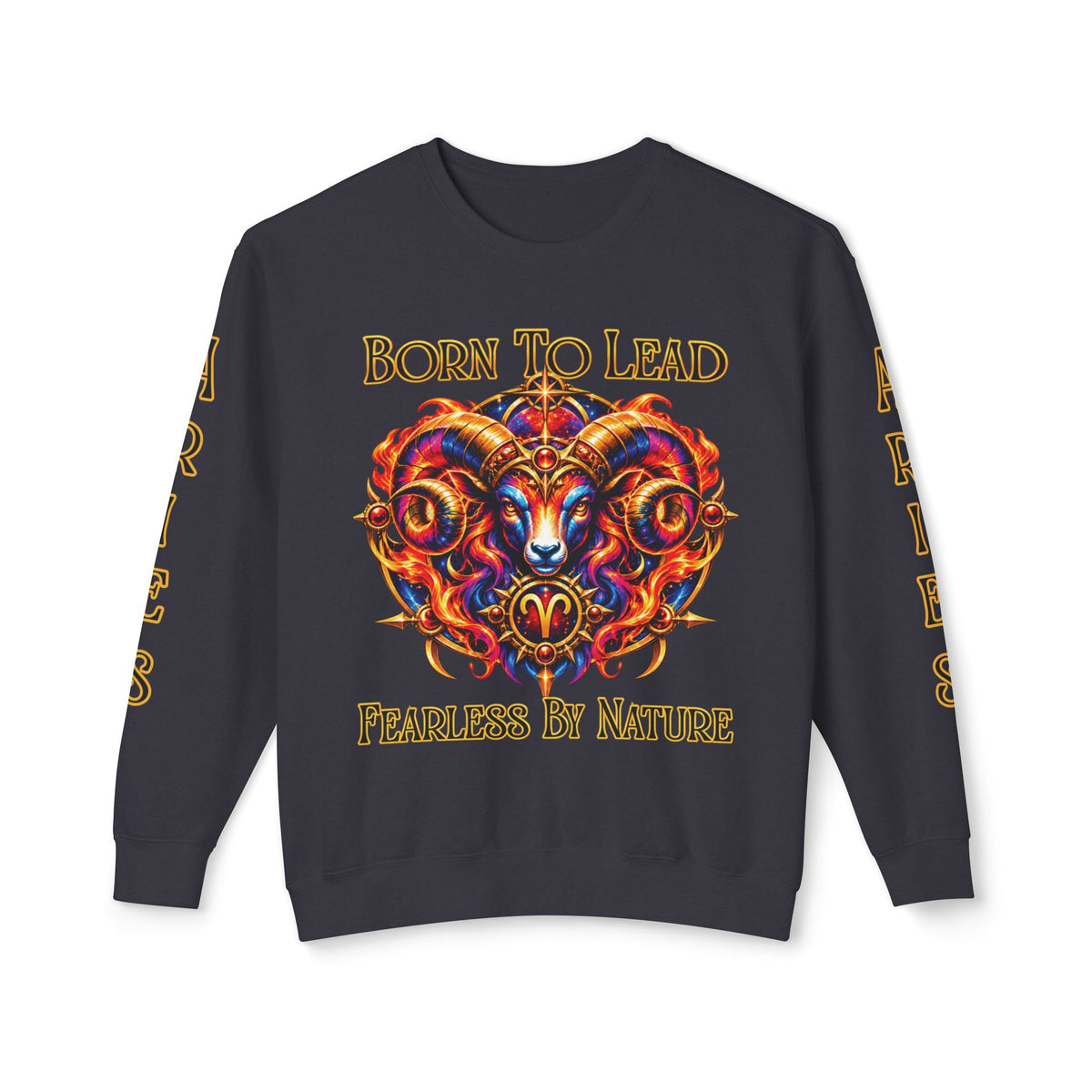 Aries Zodiac Sweatshirt – Comfort Colors 1466 Crewneck