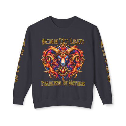 Aries Zodiac Sweatshirt – Comfort Colors 1466 Crewneck
