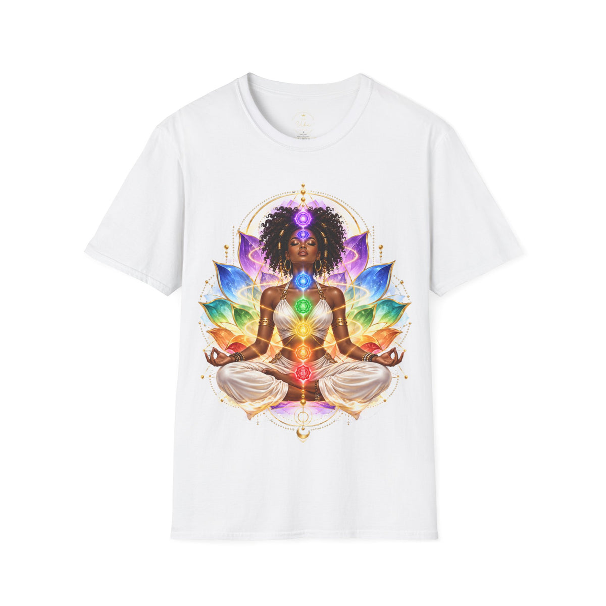 Celestial Chakra Alignment (Female) – Gildan 64000 Softstyle T-Shirt