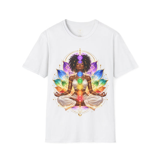Celestial Chakra Alignment (Female) – Gildan 64000 Softstyle T-Shirt
