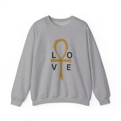 Ankh of Love – Gildan Heavy Blend™ Crewneck Sweatshirt