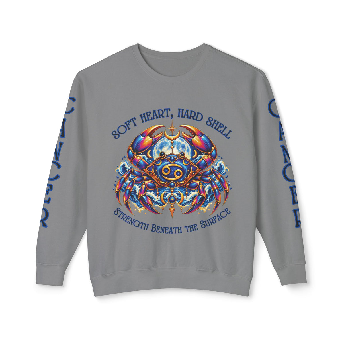 Cancer Zodiac Sweatshirt – Comfort Colors 1466 Crewneck