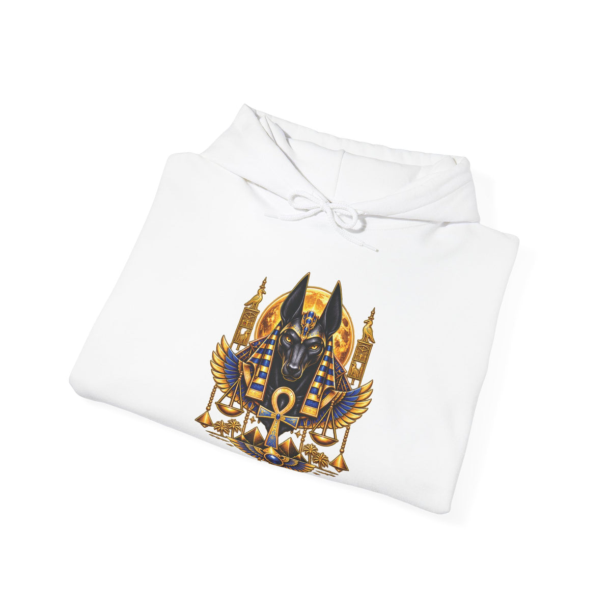 Egyptian Anubis Hoodie –  Gildan 18500 Heavy Blend Hoodie