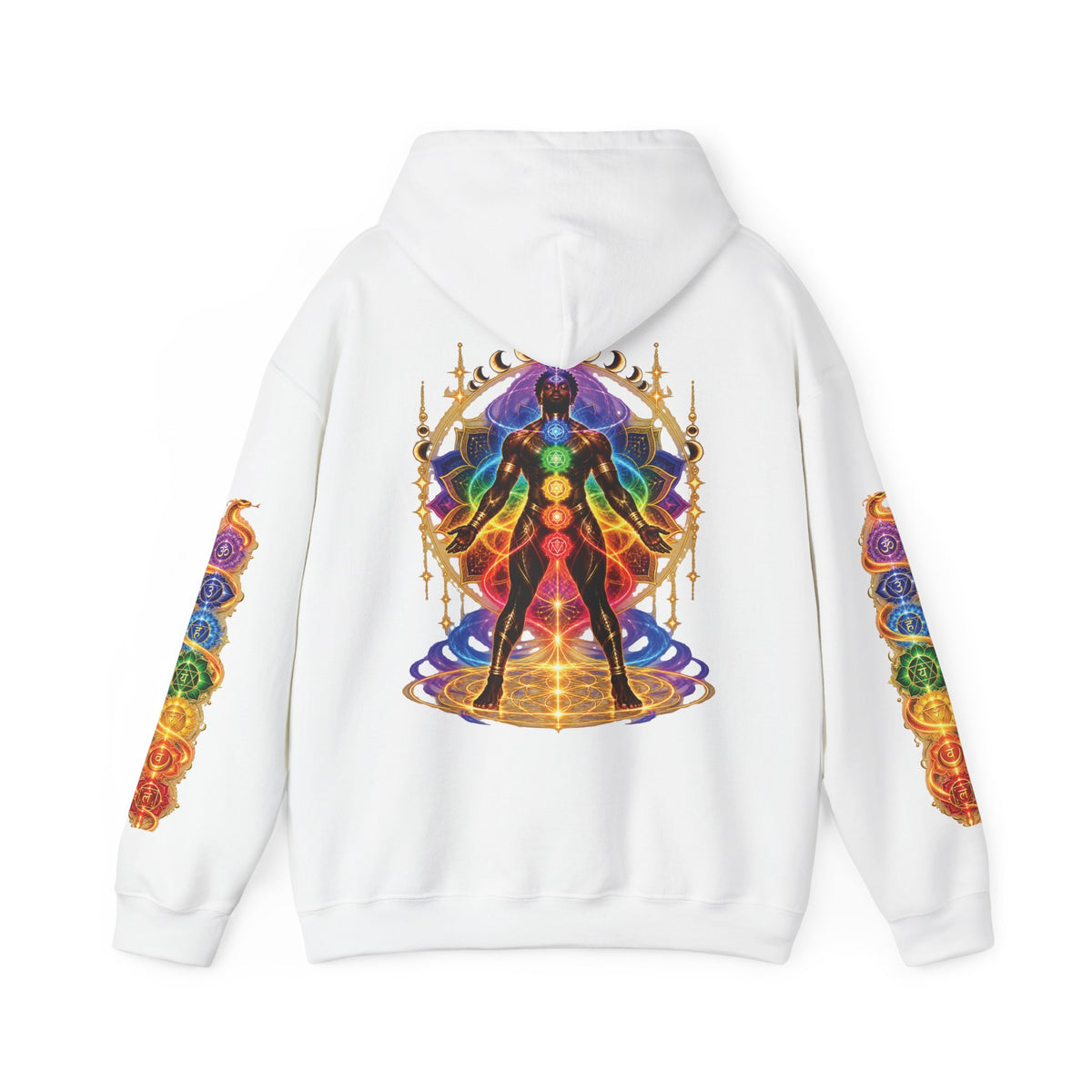 Chakra Ascension Hoodie (Male)– Gildan 18500 Heavy Blend Hoodie