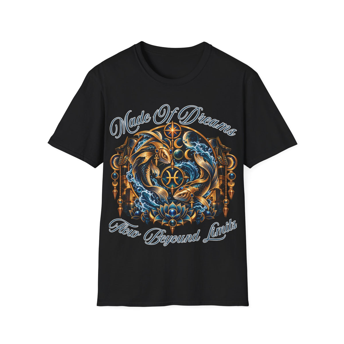 Pisces Zodiac T-Shirt – Gildan 64000 Softstyle Tee