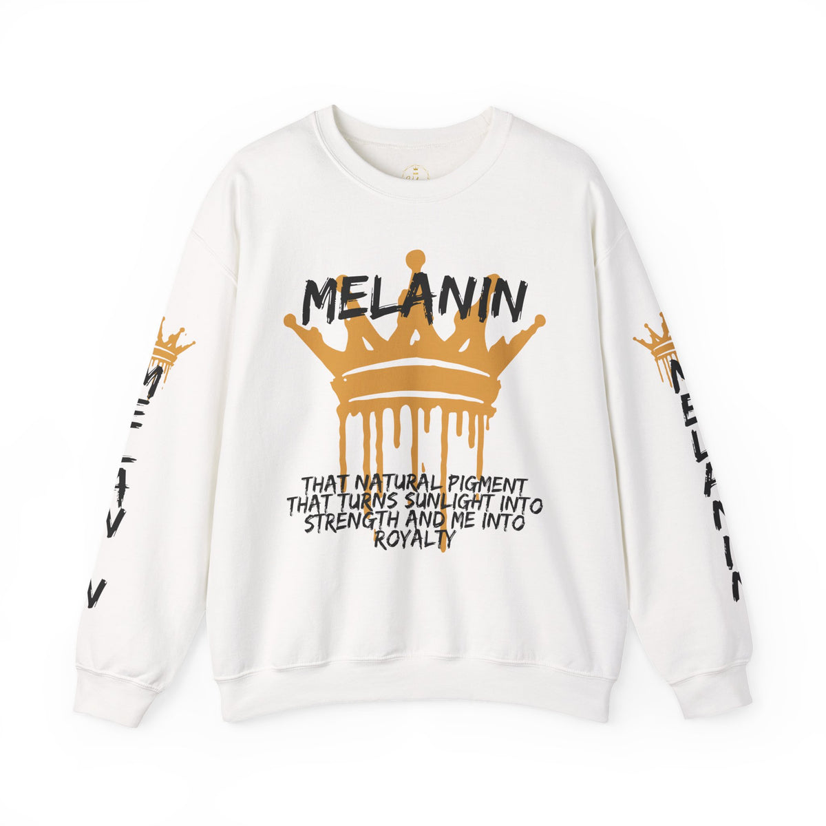 Melanin Is Royalty – Gildan 18000 Heavy Blend™ Crewneck Sweatshirt