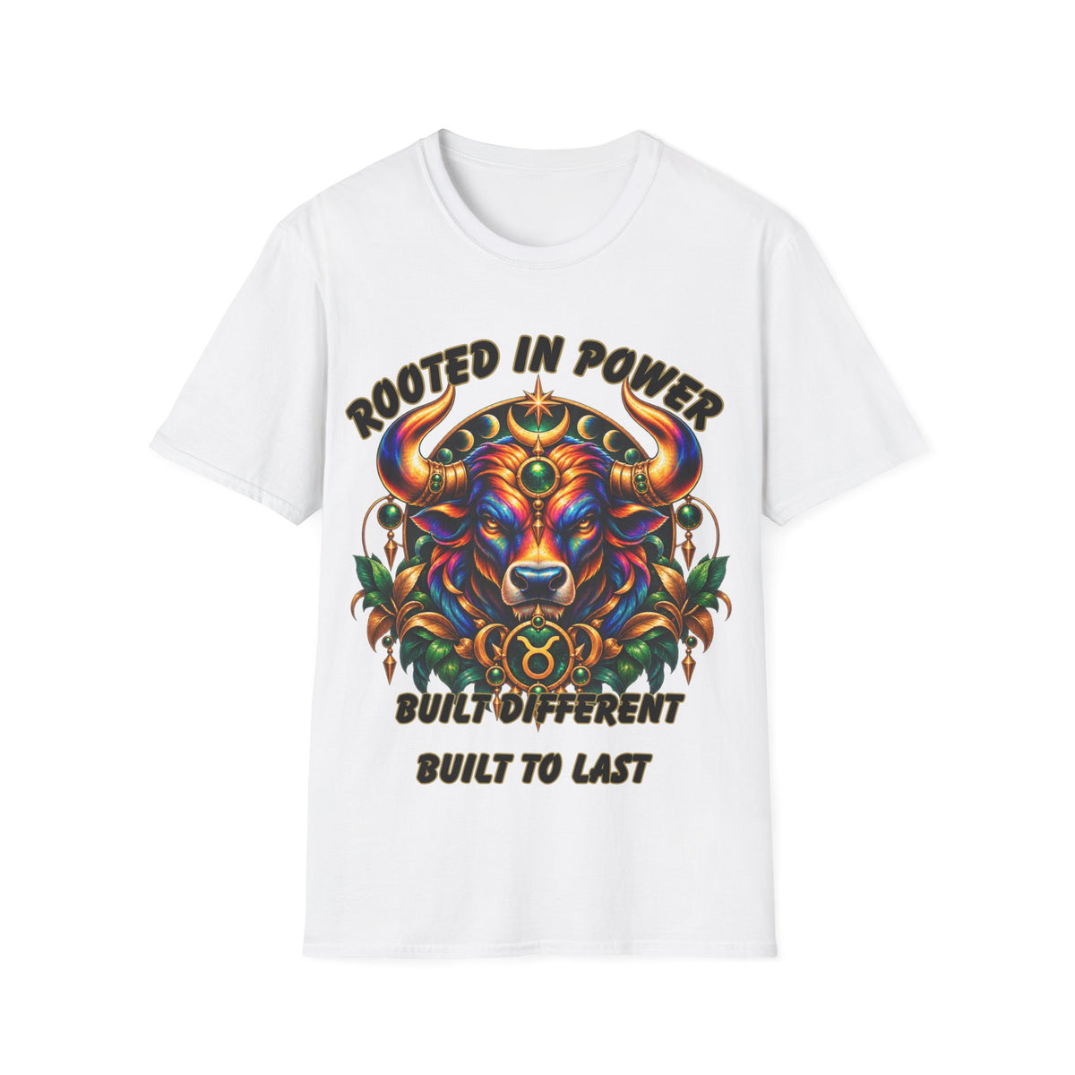 Taurus Zodiac T-Shirt – Gildan 64000 Softstyle Tee