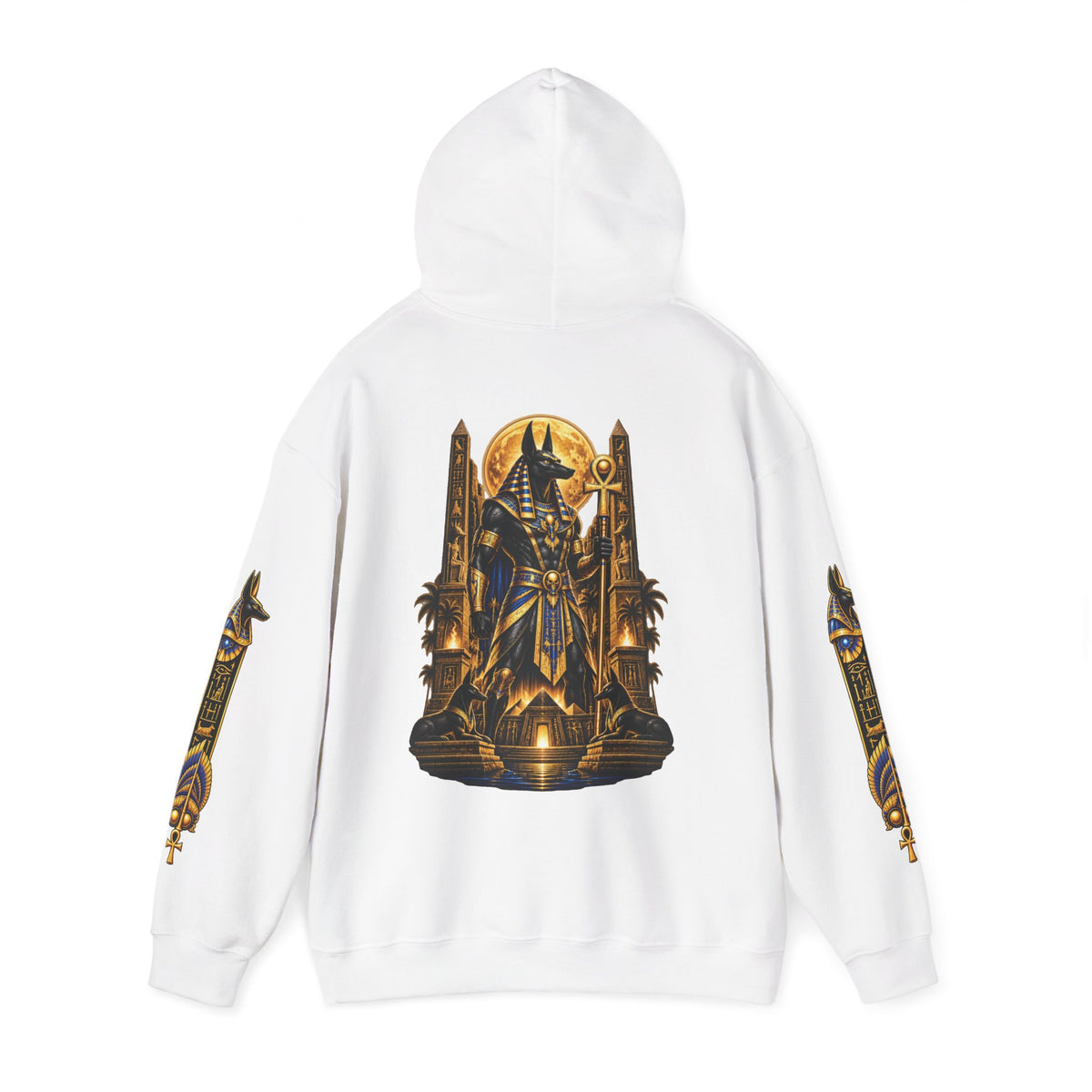 Egyptian Anubis Hoodie –  Gildan 18500 Heavy Blend Hoodie