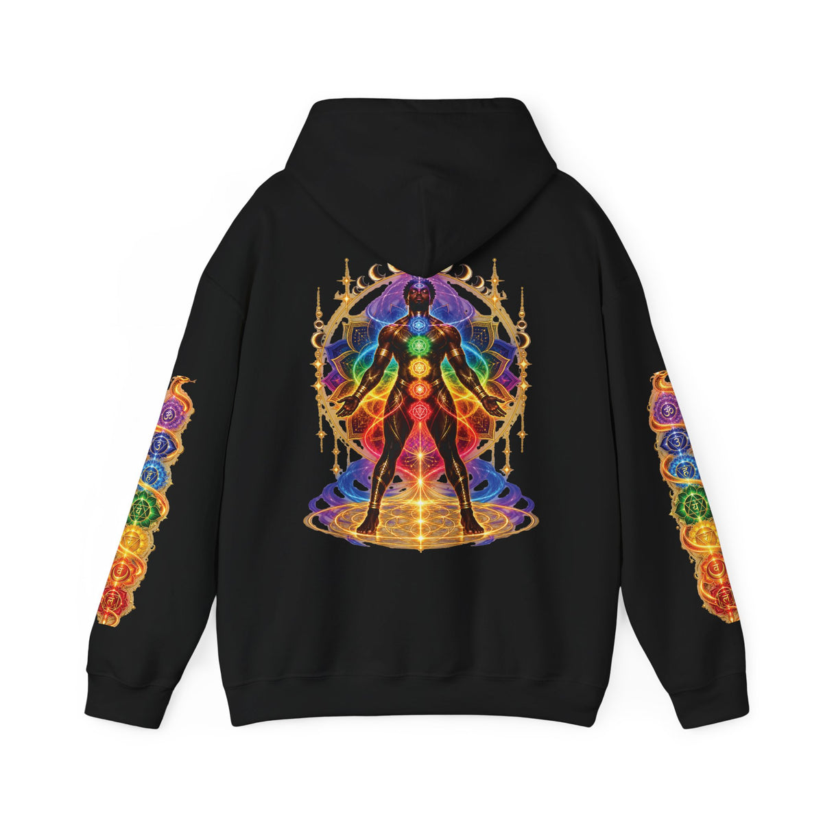 Chakra Ascension Hoodie (Male)– Gildan 18500 Heavy Blend Hoodie