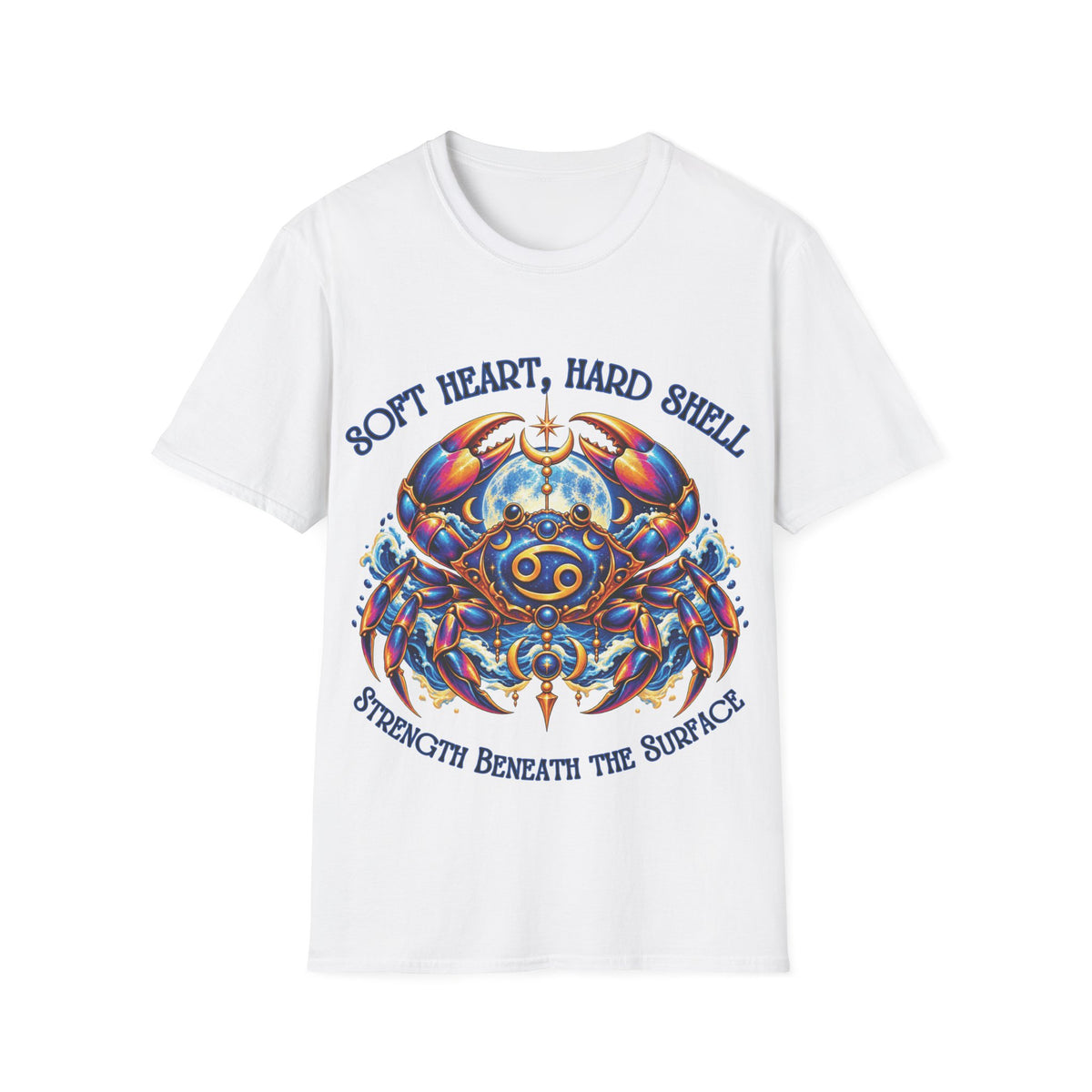 Cancer Zodiac T-Shirt – Gildan 64000 Softstyle Tee