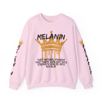 Melanin Is Royalty – Gildan 18000 Heavy Blend™ Crewneck Sweatshirt
