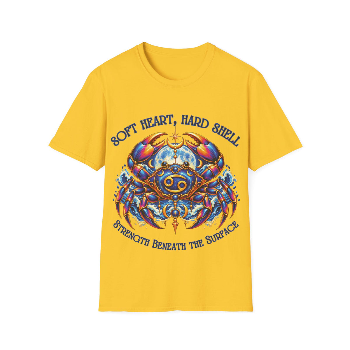 Cancer Zodiac T-Shirt – Gildan 64000 Softstyle Tee