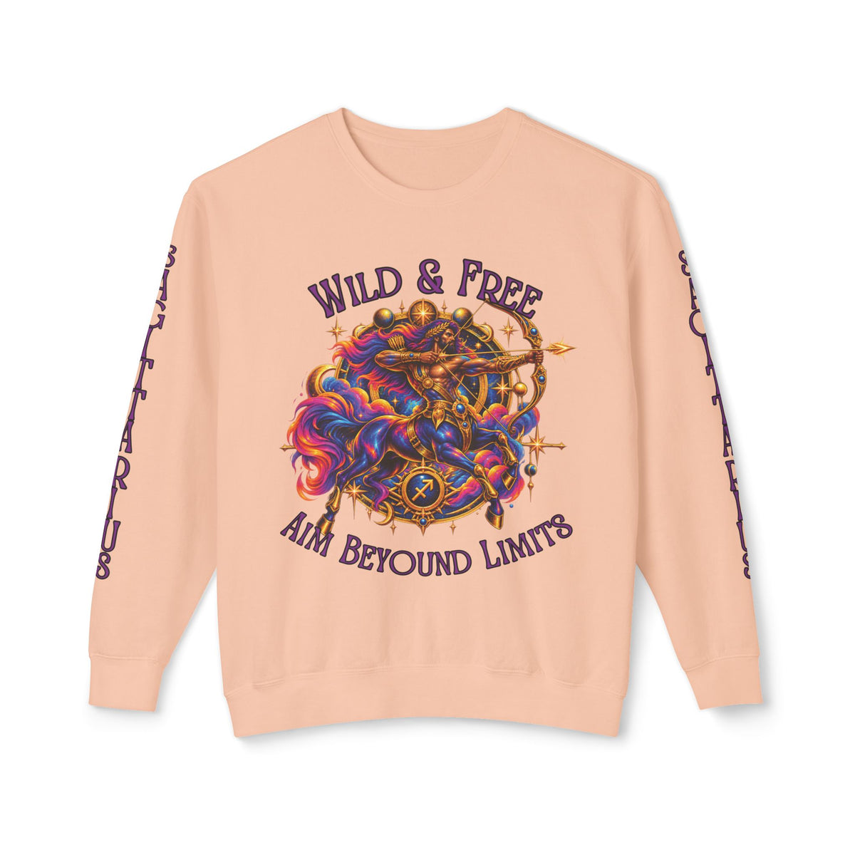 Sagittarius Zodiac Sweatshirt – Comfort Colors 1466 Crewneck