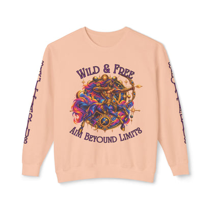Sagittarius Zodiac Sweatshirt – Comfort Colors 1466 Crewneck