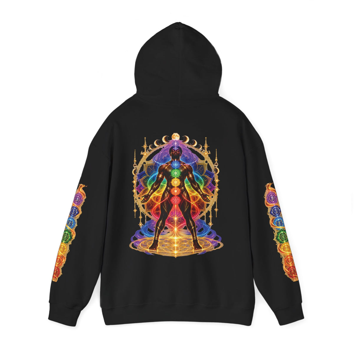 Chakra Ascension Hoodie (Male)– Gildan 18500 Heavy Blend Hoodie