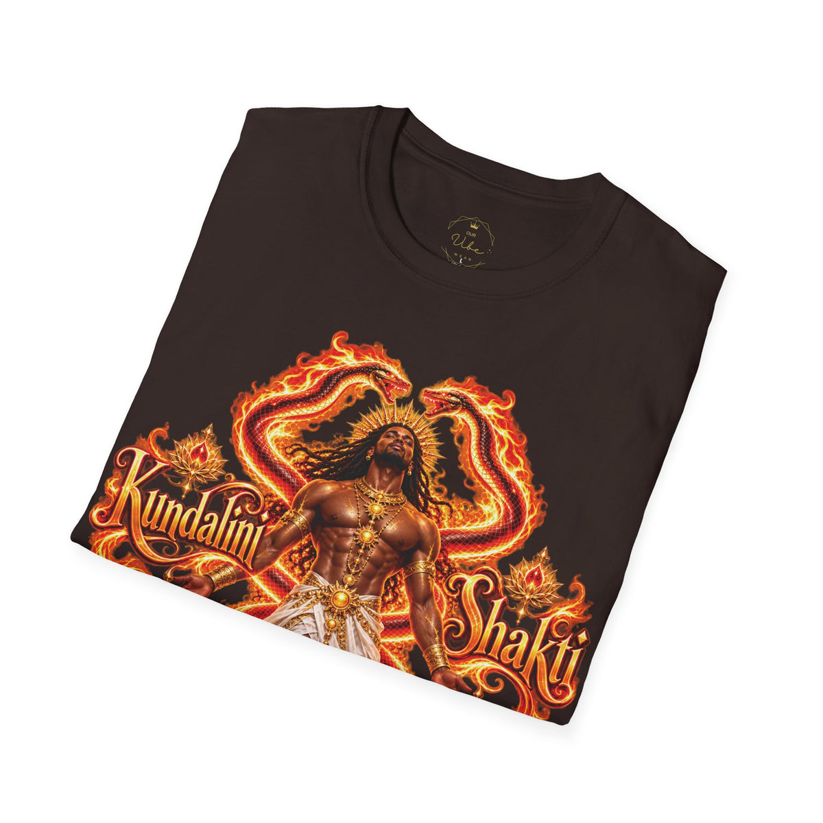 Shakti God Fire — Gildan 64000 Softstyle T-Shirt
