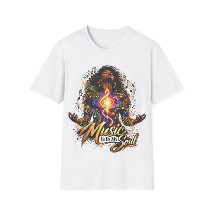 Music Is in My Soul V1 (Female) – Gildan 64000 T-Shirt
